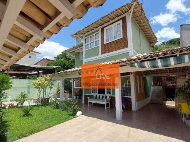 Live vende - Casa com 3 dormitórios à venda, 201 m² por R$ 780.000 - Badu - Niterói/RJ