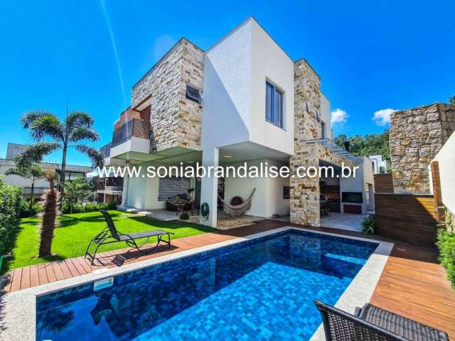Casa em condomínio fechado com 5 quartos à venda na Estrada Haroldo Soares Glavan, Cacupé, Florianópolis, 637 m2 por R$ 8.900.000
