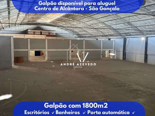 Galpão para alugar, 1800 m² por R$ 25.000/mês - Alcântara - São Gonçalo/RJ
