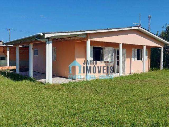 Casa dois terrenos , 350 metros do mar!! com 4 dormitórios à venda por R$ 130.000 - Centro - Cidreira/RS