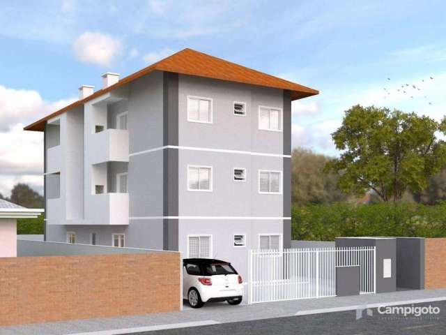 Apartamento com 2 dormitórios à venda, 63 m² por R$ 210.000,00 - Paranaguamirim - Joinville/SC