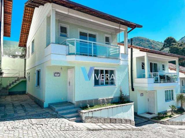 Casa com 4 dormitórios, 129 m² - venda por R$ 740.000,00 ou aluguel por R$ 4.498,83/mês - Agriões - Teresópolis/RJ