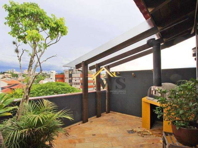 Cobertura duplex com 4 dormitórios à venda, por R$ 769.000 - Chácara das Pedras - Porto Alegre/RS