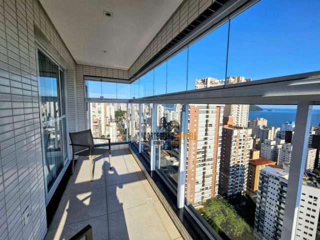Apartamento com 1 dormitório para alugar, 55 m² por R$ 5.500,00/mês - Embaré - Santos/SP