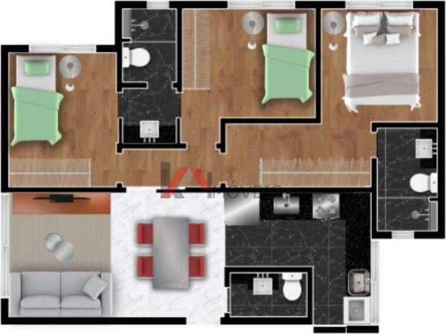 Apartamento no São Pedro com 03 quartos e 02 vagas - LANÇAMENTO -