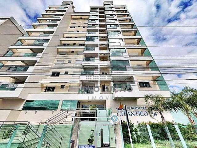 Apartamento com 2 dormitórios para alugar, 76 m² por R$ 3.276,00/mês - Barreiros - São José/SC