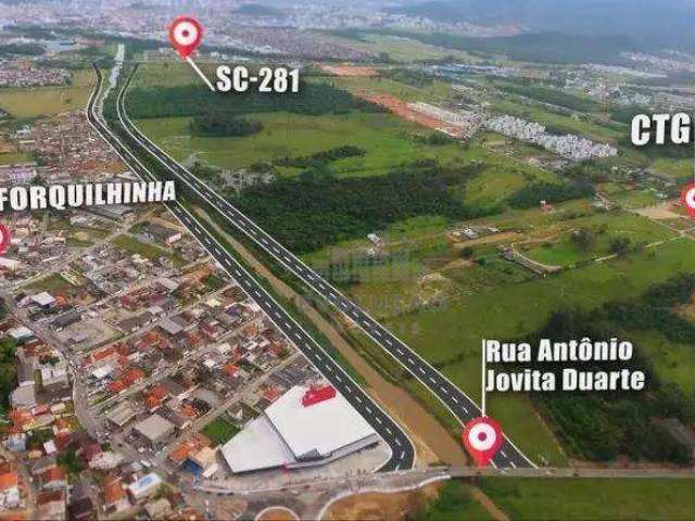 Terreno com 24.000 m² uso Residencial, Comercial ou Industrial - Forquilhas - São José SC