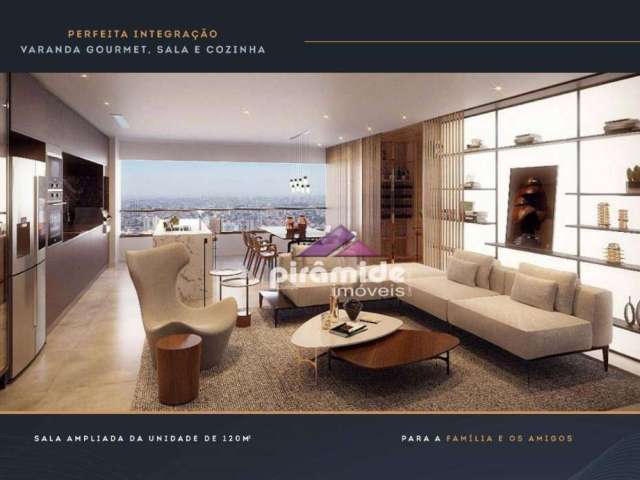 Apartamento com 4 dormitórios à venda, 120 m² por R$ 1.728.660,00 - Parque Residencial Aquarius - São José dos Campos/SP