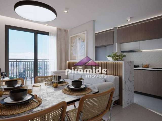 Apartamento com 2 dormitórios à venda, 55 m² por R$ 400.301,00 - Monte Castelo - São José dos Campos/SP