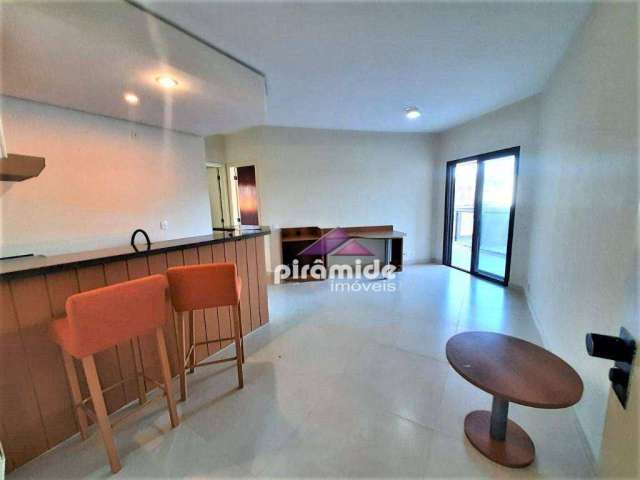 Apartamento, 52 m² - venda por R$ 275.000,00 ou aluguel por R$ 2.698,00/mês - Centro - São José dos Campos/SP