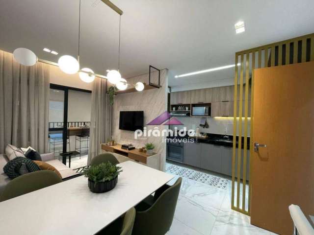 Apartamento com 2 dormitórios à venda, 55 m² por R$ 447.990,00 - Parque Industrial - São José dos Campos/SP