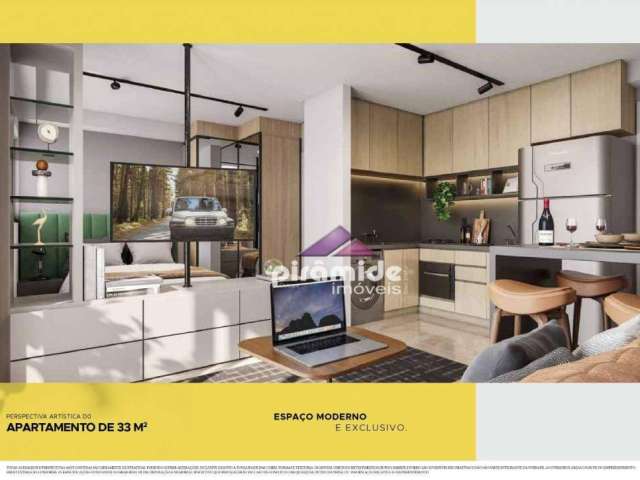 Apartamento com 1 dormitório à venda, 33 m² por R$ 455.631,00 - Jardim Esplanada II - São José dos Campos/SP