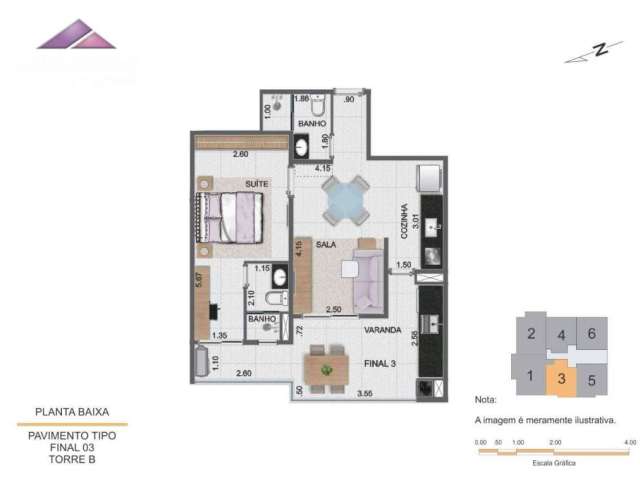 Apartamento com 1 dormitório à venda, 54 m² por R$ 256.122,00 - Indaiá - Caraguatatuba/SP