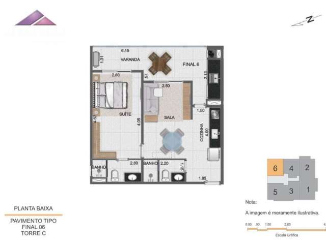 Apartamento com 1 dormitório à venda, 53 m² por R$ 253.253,00 - Indaiá - Caraguatatuba/SP