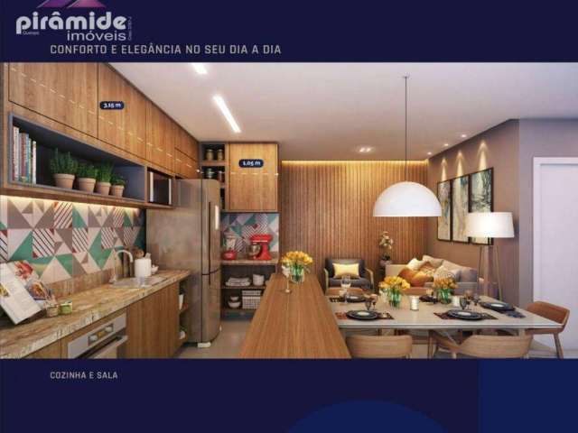 Apartamento com 3 dormitórios à venda, 71 m² por R$ 562.000,00 - Vila Industrial - São José dos Campos/SP