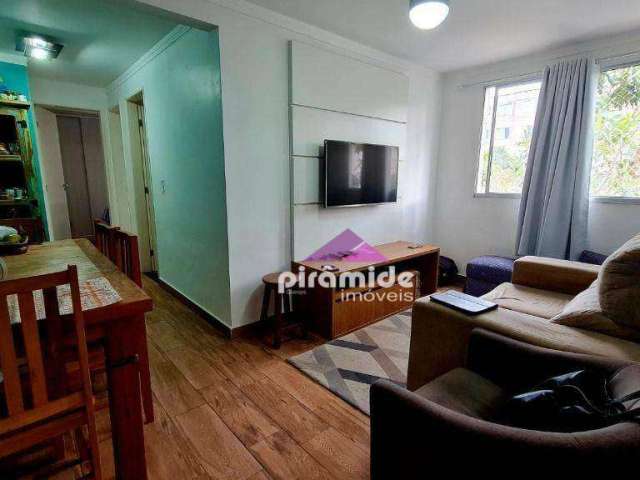 Apartamento com 2 dormitórios à venda, 47 m² por R$ 225.000,00 - Vila Tesouro - São José dos Campos/SP