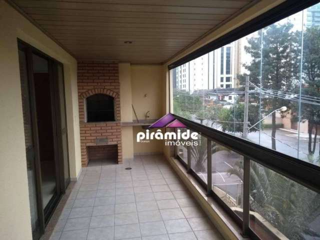 Apartamento com 4 dormitórios para alugar, 147 m² por R$ 6.072,30/mês - Jardim Aquarius - São José dos Campos/SP