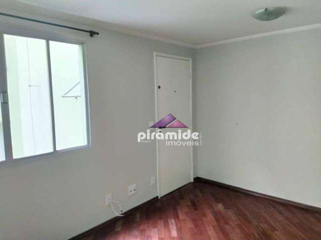 Apartamento com 2 dormitórios para alugar, 43 m² por R$ 2.104,61/mês - Jardim Satélite - São José dos Campos/SP