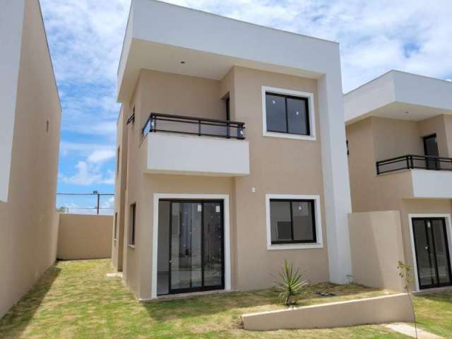 Casa em condomínio fechado com 4 quartos à venda na RODOVIA BA-099 - ESTRADA DO CÔCO, Abrantes, Camaçari, 110 m2 por R$ 519.000