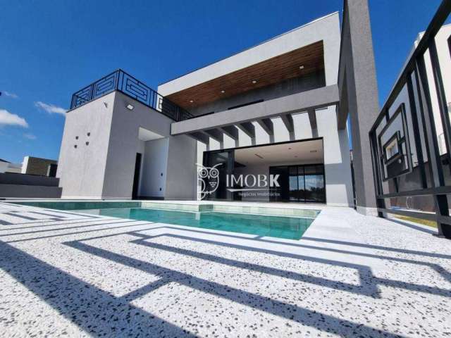 Belíssima casa moderna com 3 suítes à venda, 390 m² por R$ 3.900.000 - Condomínio Reserva da Serra - Jundiaí/SP