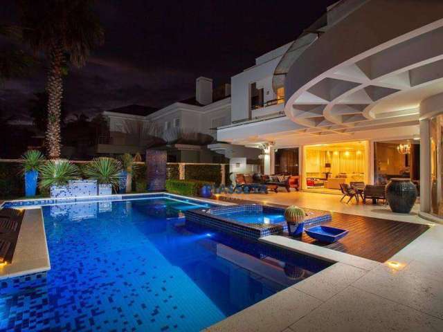 Casa com 5 dormitórios à venda, 1100 m² por R$ 20.000.000,00 - Jurerê Internacional - Florianópolis/SC