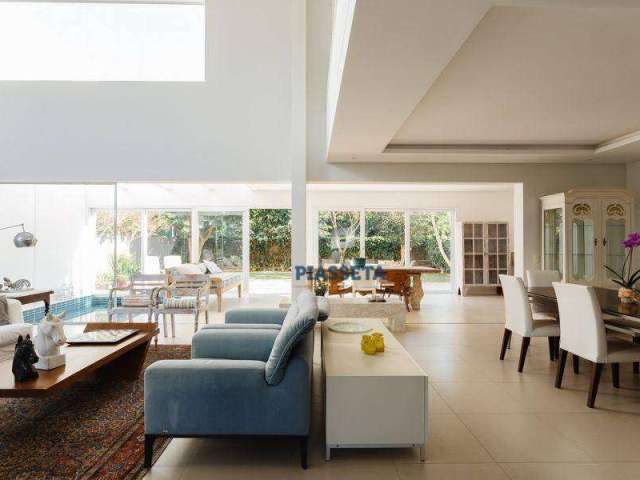 Casa com 3 dormitórios à venda, condomínio fechado, 368 m² por R$ 6.790.000 - Jurerê - Florianópolis/SC