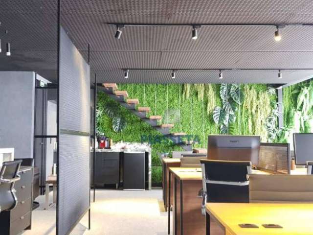 Sala pronta mobiliada e decorada com 170m² área privativa no Square Corporate SC401 em Florianópolis