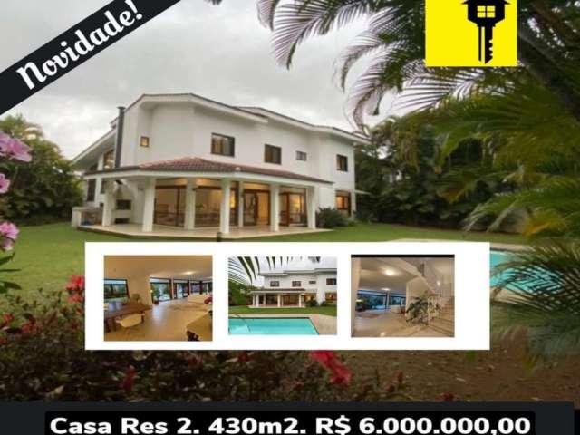 Casa em condomínio fechado com 4 quartos à venda na Alameda Nicarágua, Alphaville Residencial Dois, Barueri, 430 m2 por R$ 6.000.000