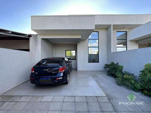 Casa com 1 Suíte + 2 Quartos à venda, 95 m² por R$ 500.000 - Santa Cruz - Cascavel/PR
