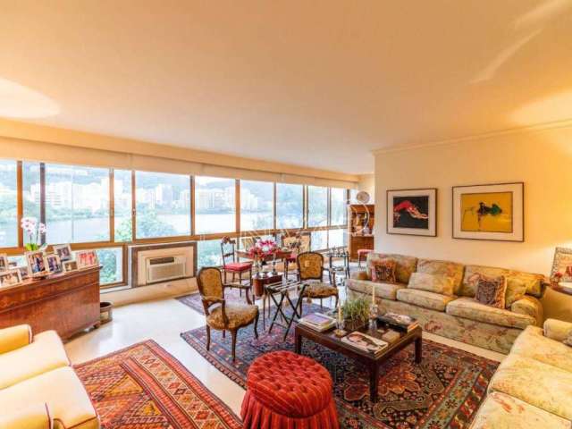 Apartamento com 3 dormitórios à venda, 221 m² por R$ 3.980.000,00 - Lagoa - Rio de Janeiro/RJ
