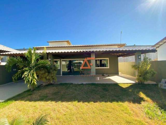 Casa com 2 dormitórios, 180 m² - venda por R$ 430.000 ou aluguel por R$ 2.950/mês - Recanto do Sol - São Pedro da Aldeia/RJ