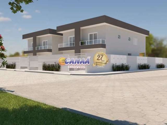 Casa em condomínio fechado com 3 quartos à venda no Nova Itanhaém, Itanhaém , 110 m2 por R$ 490.000