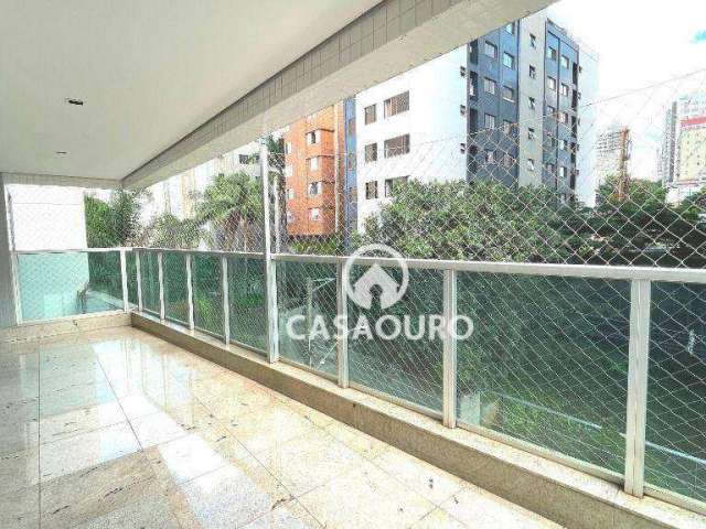 Apartamento com 4 quartos para alugar, 163 m²  - Sion - Belo Horizonte/MG