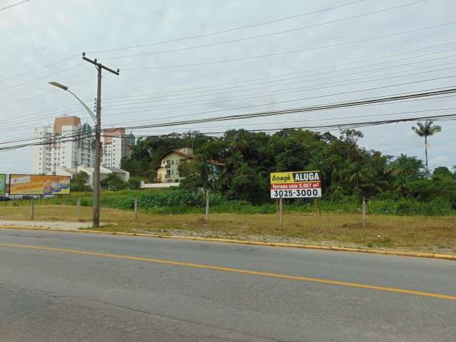 Terreno para alugar, 3087.00 m2 por R$10000.00  - Atiradores - Joinville/SC