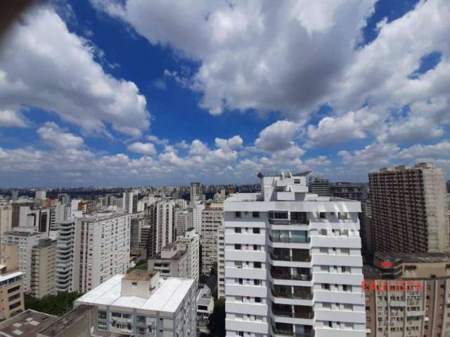 Apartamento com 3 dormitórios para alugar, 110 m² por R$ 10.983,05/mês - Cerqueira César - São Paulo/SP