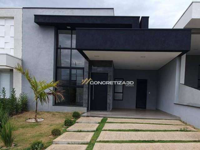 Casa com 3 dormitórios à venda, 134 m² por R$ 950.000,00 - Condomínio Residencial Bréscia - Indaiatuba/SP