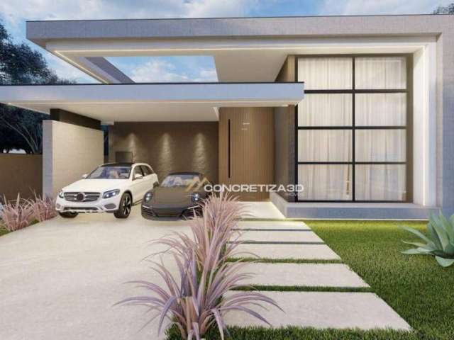 Casa com 3 quartos suítes à venda, 236 m² por R$ 2.200.000 - Condomínio Bandeirantes - Salto/SP