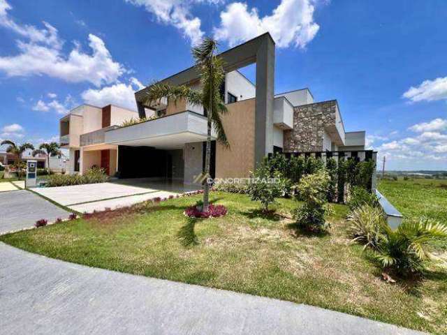 Casa com 4 quartos sendo 3 suítes à venda, 246 m² por R$ 2.850.000 - Jardim Residencial Dona Lucilla - Indaiatuba/SP