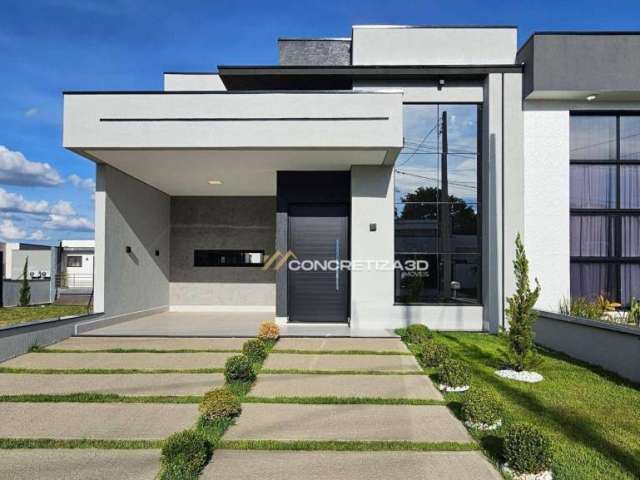 Casa com 3 quartos suítes à venda, 138 m² por R$ 1.310.000 - Condomínio Brescia - Indaiatuba/SP