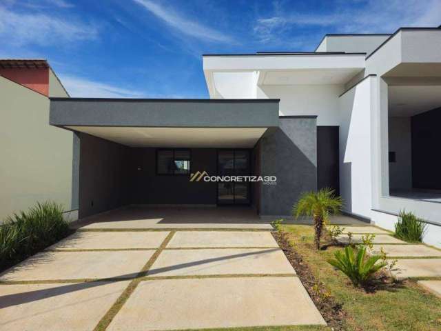 Casa com 3 quartos suítes à venda, 166 m² por R$ 1.220.000 - Condomínio Brescia - Indaiatuba/SP