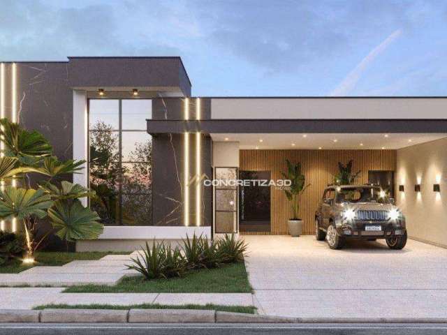 Casa com 3 quartos suítes à venda, 210 m² por R$ 1.590.000 - Residencial Evidências - Indaiatuba/SP