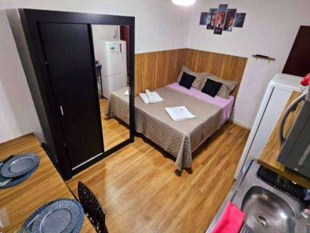 Kitnet com 1 dormitório para alugar, 17 m² por R$ 1.680,01/mês - Liberdade - São Paulo/SP