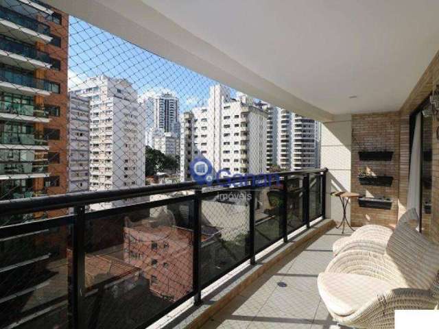 Apartamento com 4 dormitórios para alugar, 161 m² no Paraíso - São Paulo/SP