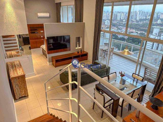 Loft com 1 dormitório para alugar, 108 m² por R$ 11.980,00/mês - Cidade Monções - São Paulo/SP