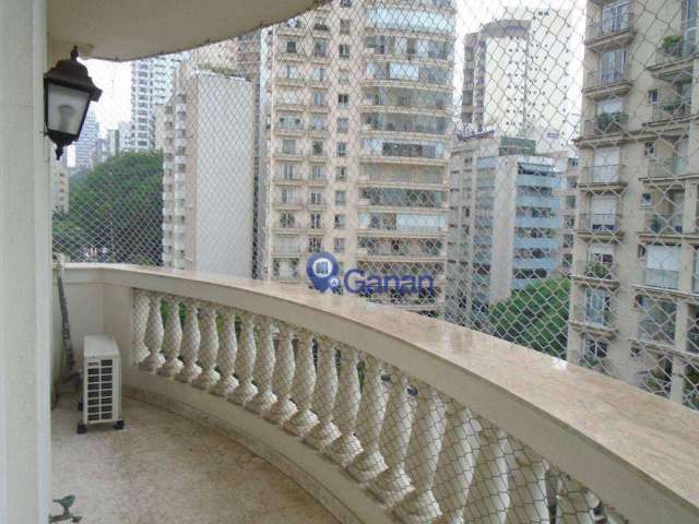 Apartamento com 2 dormitórios para alugar, 203 m² por R$ 19.320,16/mês - Cerqueira César - São Paulo/SP