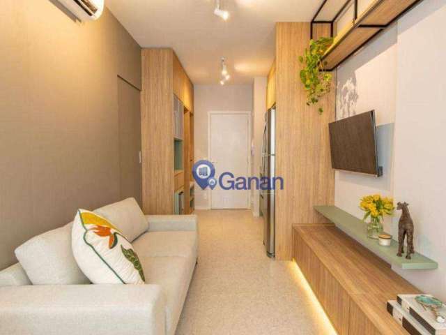 Apartamento com 1 dormitório para alugar, 34 m² por R$ 7.000,00/mês - Vila Mariana - São Paulo/SP