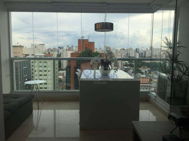 Apartamento com 1 dormitório para alugar, 38 m² por R$ 5.900,00/mês - Moema - São Paulo/SP