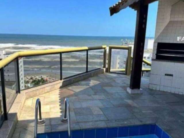 Cobertura com 4 dormitórios à venda, 278 m² por R$ 1.750.000,01 - Aviação - Praia Grande/SP