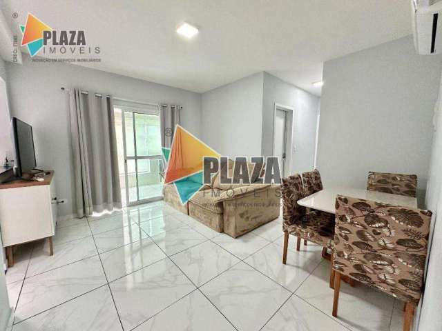 Apartamento com 2 dormitórios para alugar, 72 m² por R$ 4.500,00/mês - Boqueirão - Praia Grande/SP