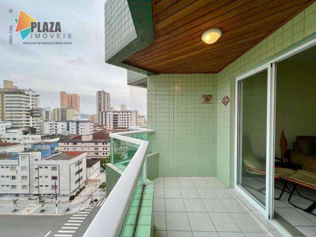 Apartamento para alugar, 80 m² por R$ 3.000,00/mês - Vila Guilhermina - Praia Grande/SP